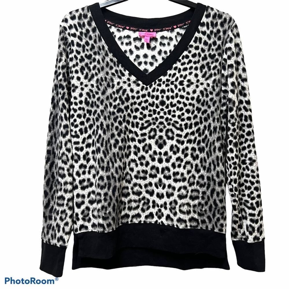 Betsey Johnson Animal Print Top